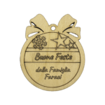 Palla di Natale in Legno