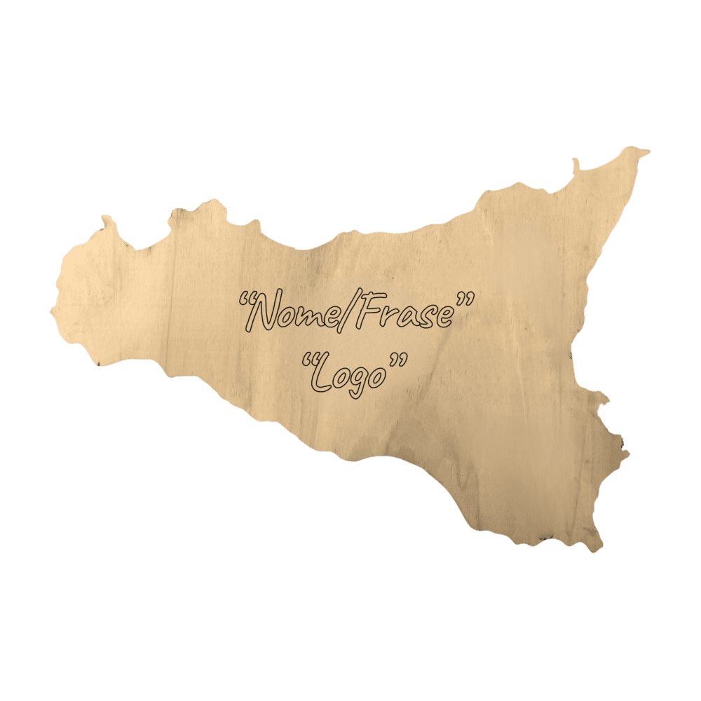 Tagliere Sicilia in Legno